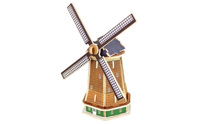 Robotime 3D Wooden Puzzle Holland windmill